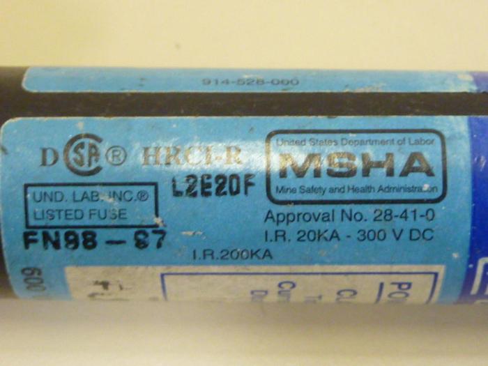 Used LITTELFUSE 50 Amp Fuse FLSR-50 #62328