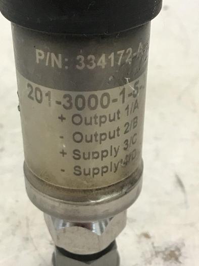 Used NOSHOK Transmitter 201-3000-1-5-3-3-ORF #138207