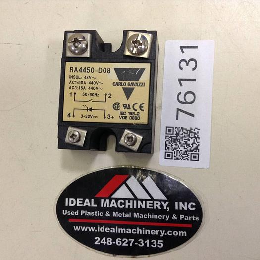 Used CARLO GAVAZZI Solid State Relay RA4450-D08 #76131