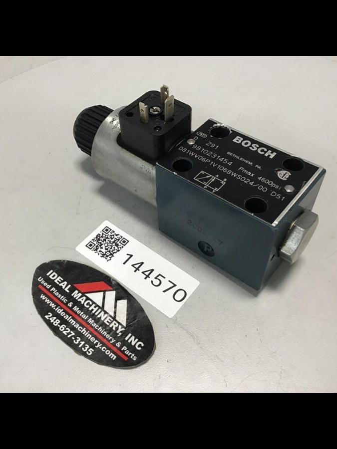 Used BOSCH Valve 081WV06P1V1068WS024/00D51 9810231454 Used #144570