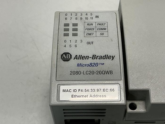 Used ALLEN BRADLEY 2080-LC20-20QWB