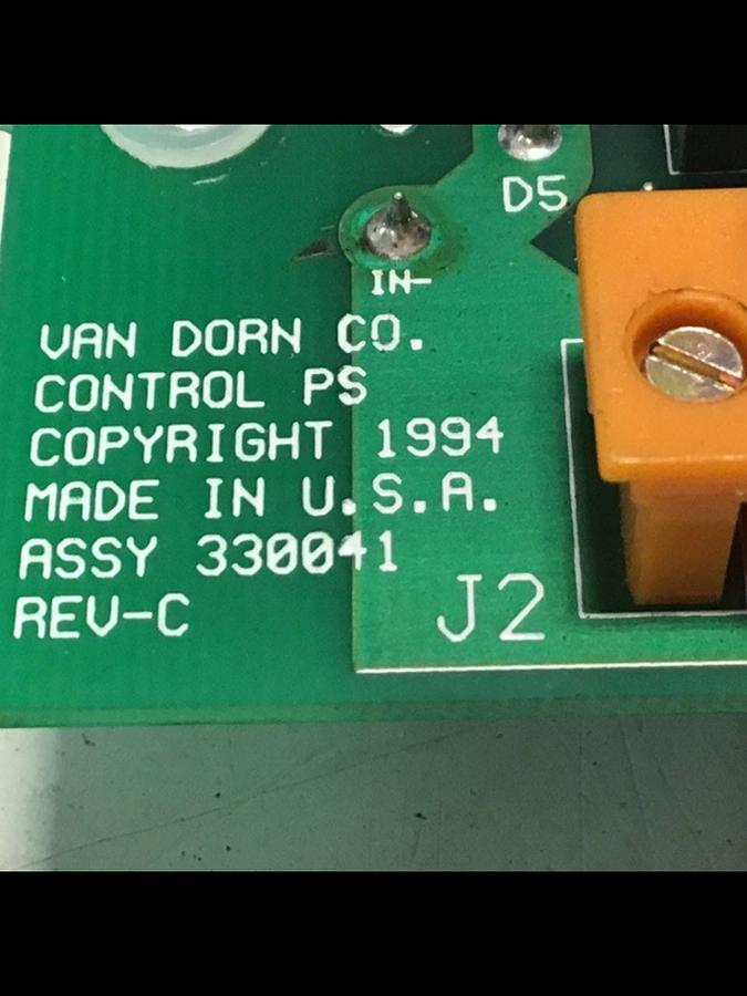 Used VAN DORN Circuit Board 330041 PC330-041 Used