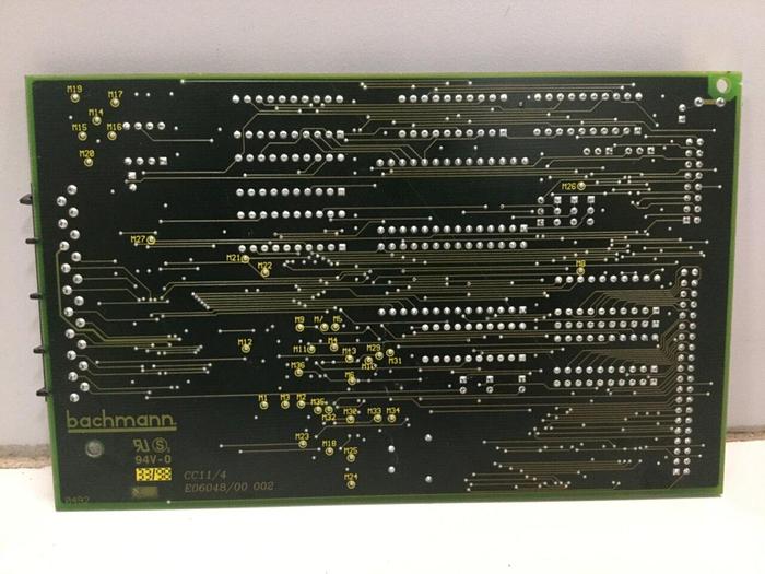 Used BACHMANN Circuit Board CC11/4 E06048/00 002 #103123