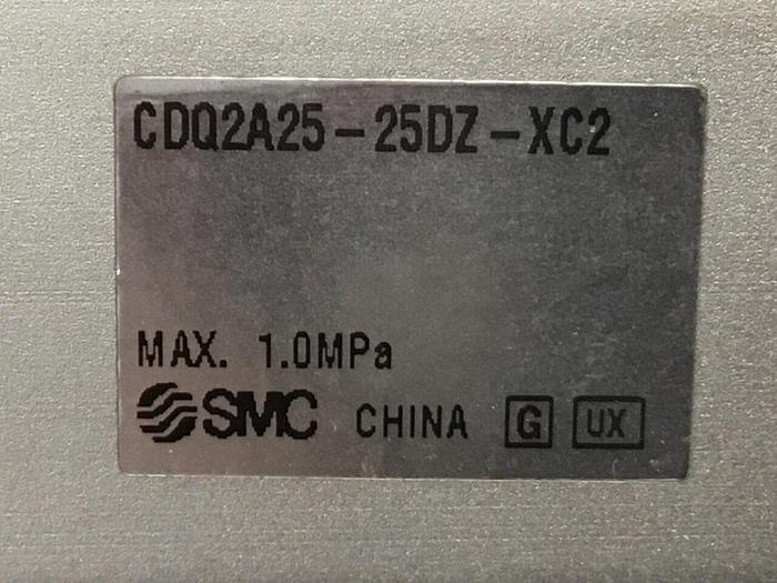 Used SMC Pneumatic Cylinder CDQ2A25-25DZ-XC2 #121205
