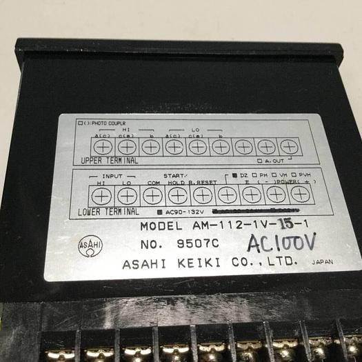Used ASAHI KEIKI CO Meter AM-112-1V-15-1 #97411