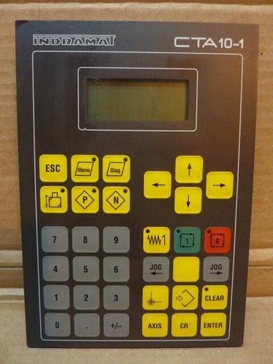 Used INDRAMAT CTA10-1 Operator Interface CTA10.1B-001-FW Used