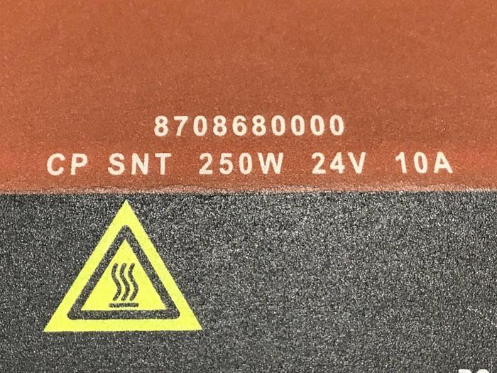 Used WEIDMULLER Power Supply 8708680000 #66506