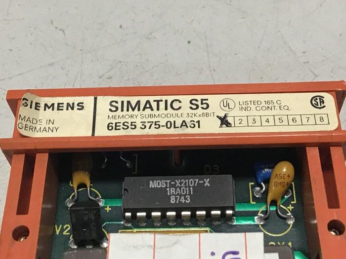 Used SIEMENS Memory Submodule 6ES5 375-0LA61 #113168