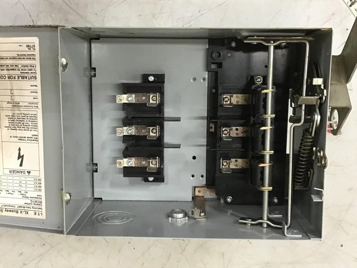 Used ITE SIEMENS 30 Amp Bus Disconnect Switch RV361G #137239