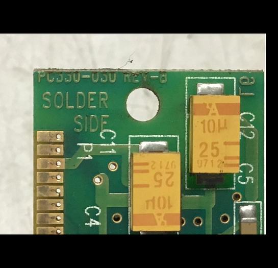 Used VAN DORN Operator Interface Board 330129 PC330-129 330-129 Used