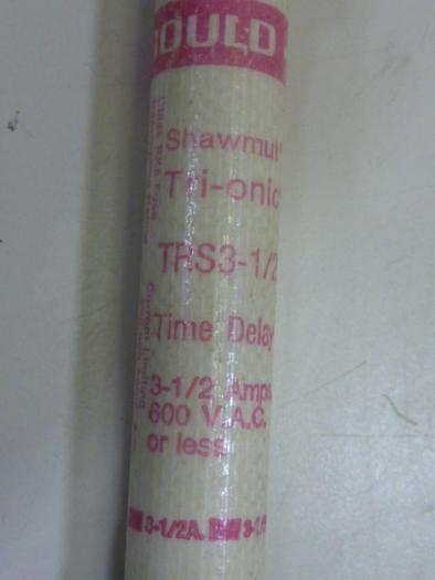 Used GOULD / SHAWMUT 3 1/2 Amp Fuse TRS3-1/2R #62440