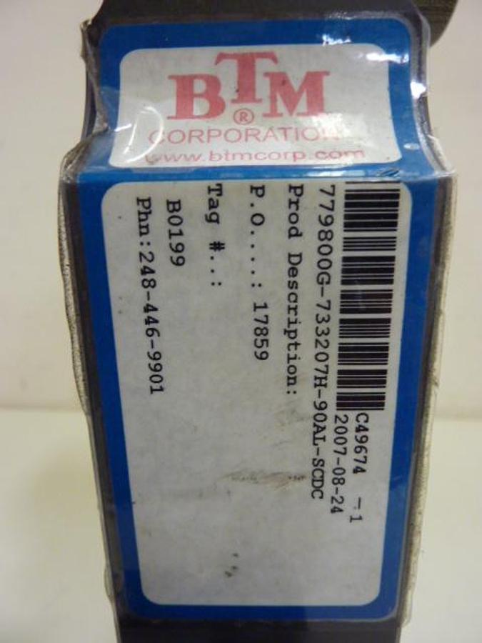 Used BTM CORP Power Clamp 779800G-733207H-90AL-SCDC Used