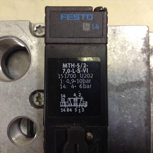 Used FESTO Control Block w/ Valves VIMP-03-B #71359