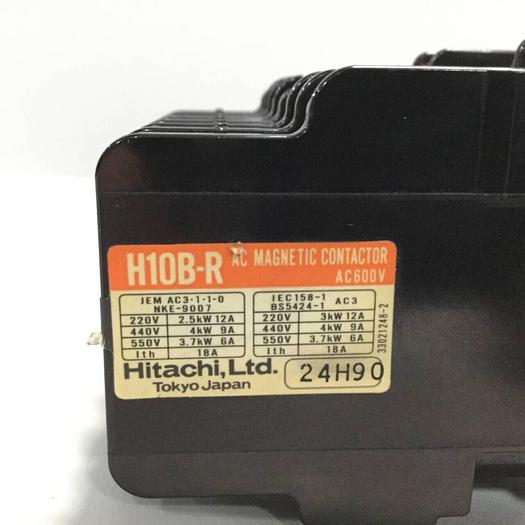 Used HITACHI Magnetic Contactor H10B-R #94236
