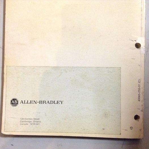 Used ALLEN BRADLEY User's Manual 2700-IM1-M #70862