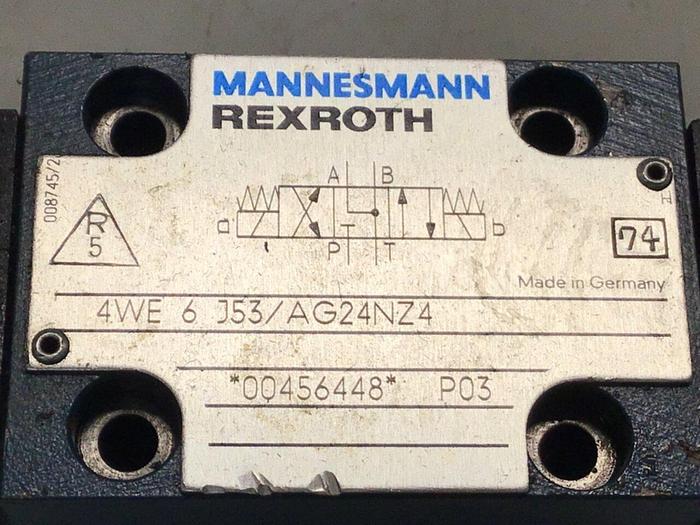 Used REXROTH Directional Control Valve 4WE6J53/AG24NZ4 #132131