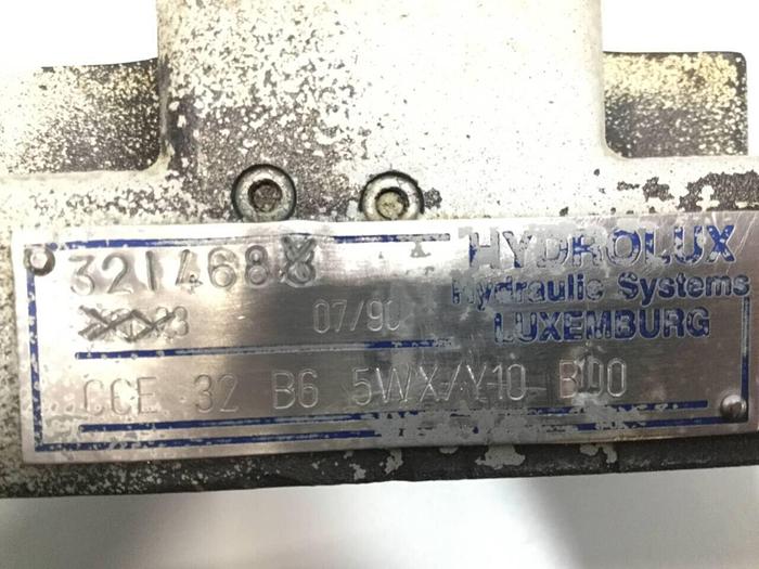 Used HYDROLUX Valve CCE 32 B6 5WX/Y10 B10 #99627