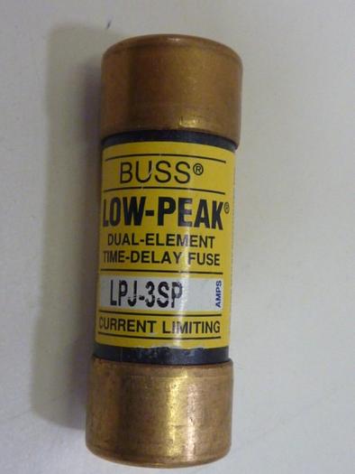 Used BUSS / BUSSMANN 3 Amp Fuse LPJ-3SP #62412