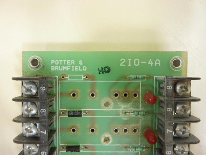 Used POTTER & BRUMFIELD Circuit Board 2IO-4A #44199