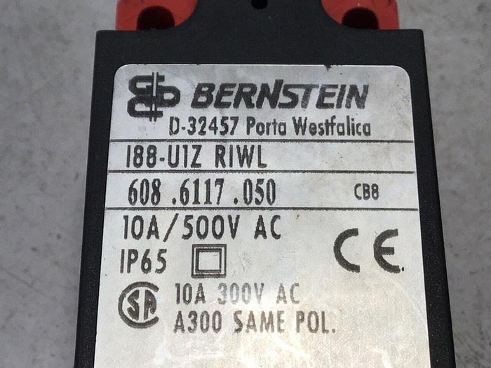 Used BERNSTEIN Limit Switch I88-U1Z RIWL #121220