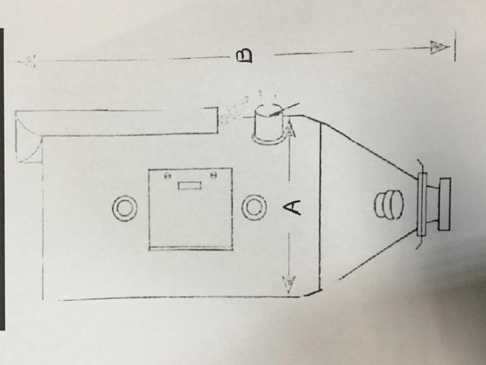 Used CONAIR 980 lb Capacity Insulated Drying Hopper CH33-28 #110148
