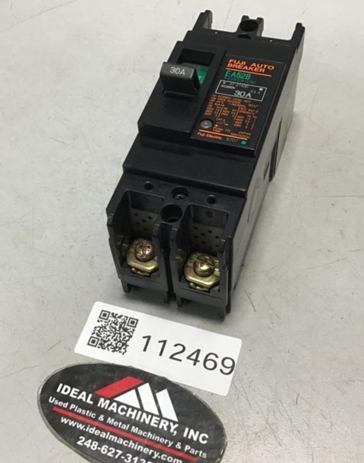 Used FUJI ELECTRIC 30 Amp Breaker EA52B-30 USED
