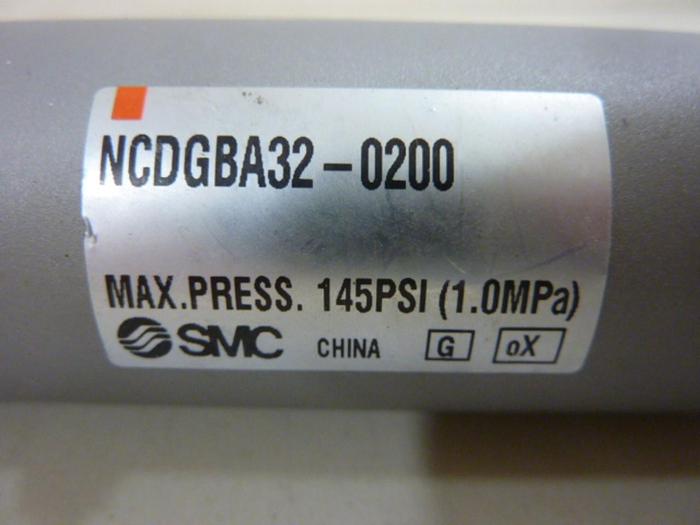Used SMC Pneumatic Cylinder NCDGBA32-0200 #52253