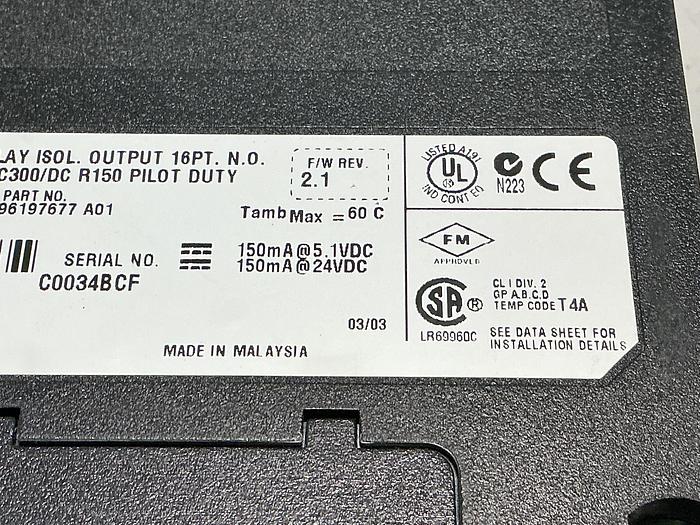 Used ALLEN BRADLEY 1756-OW16I SERIES A
