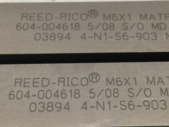 Used REED RICO Threading Die Set 4-N1-S6-903 (RR) #110364
