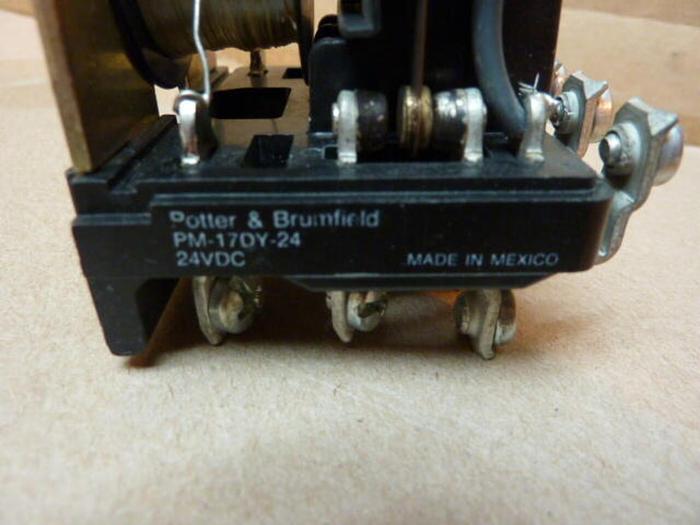 Used POTTER & BRUMFIELD Power Relay PM-17DY-24 #29037