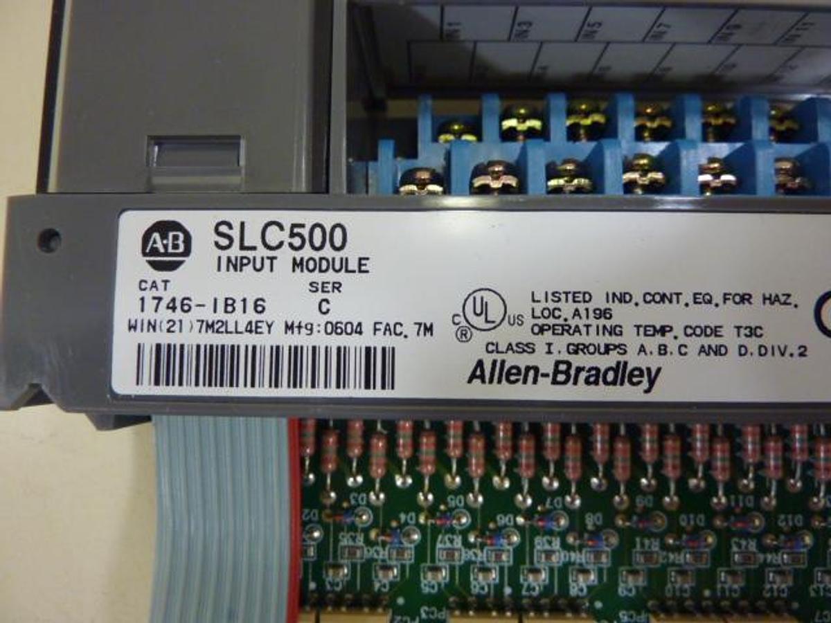 Used ALLEN BRADLEY Input Module 1746-IB16 SER C Used