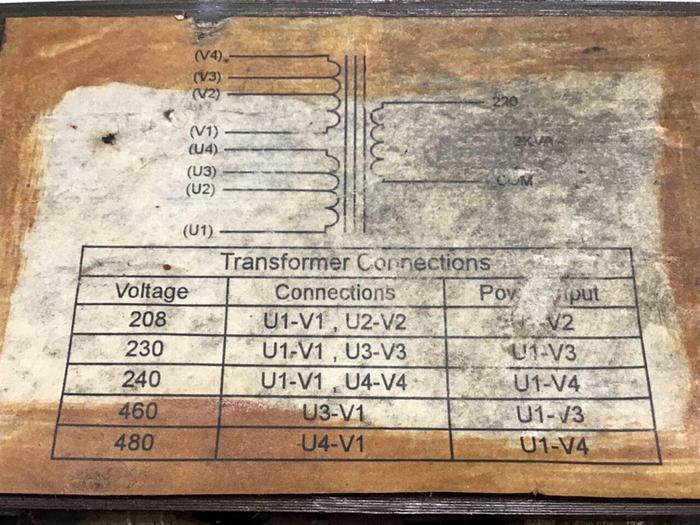 Used MITSUBISHI 2 kVA Transformer 486-050595 #134113
