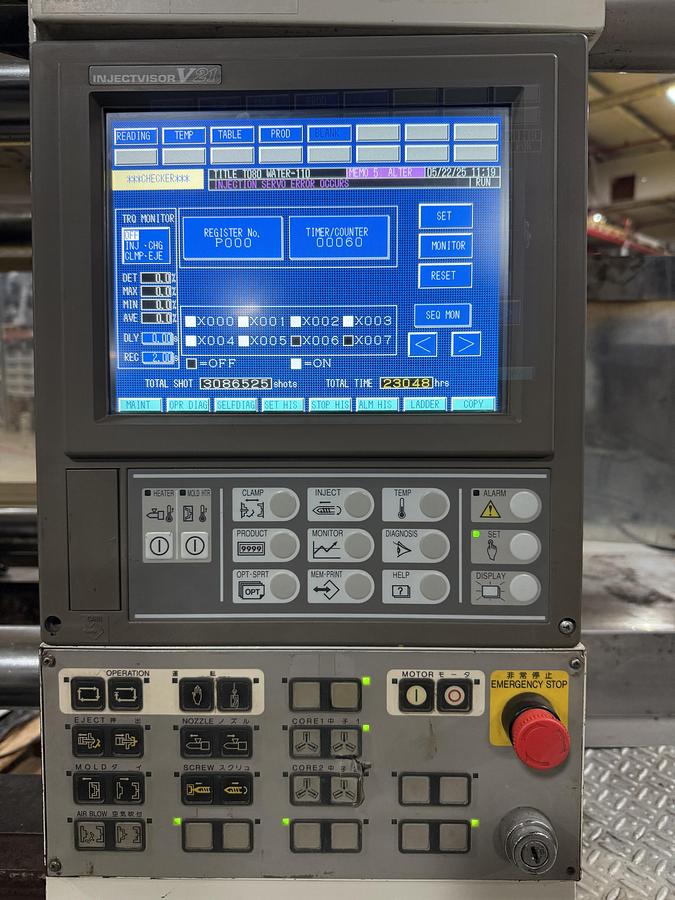 Used TOSHIBA EC180V21-4A 180 Ton Injection Molding Machine USED #140952