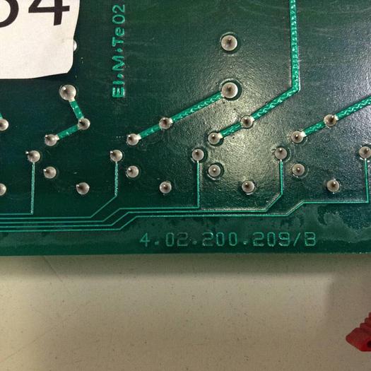 Used SCHLEICHER Relay Board 4.02.200.209/B #78465