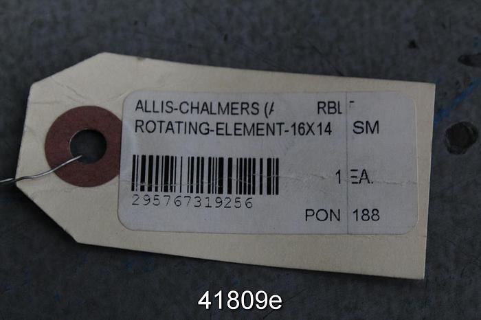 Used Allis Chalmers 14x16 SD Stainless Steel Split Case Pump Rotating Assembly #41809