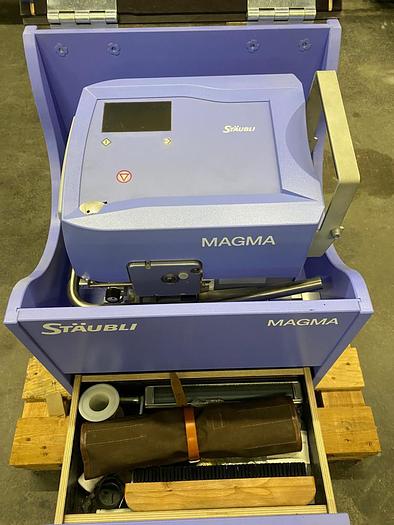 Gebraucht 01 Stäubli Anknüpfmaschine, Type Magma T12 mit Anknüpfrahmen
