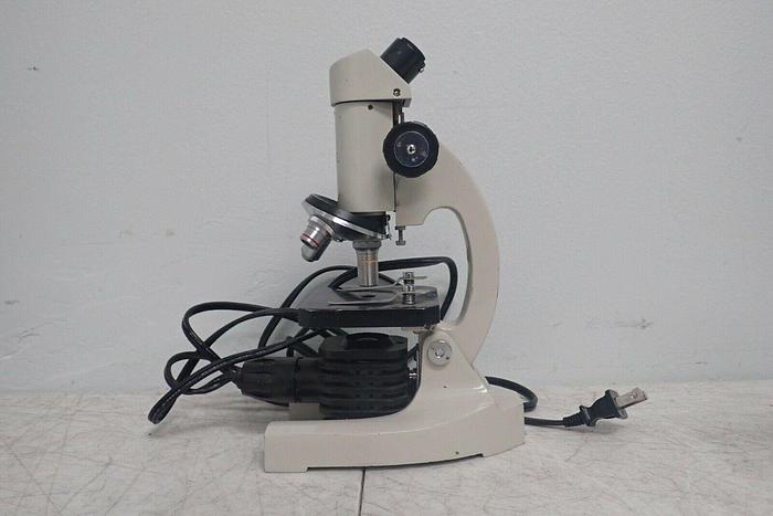 Used Southern Precision Instrument Model 1853L Microscope w/ Objectives 4x, 10x, 40x