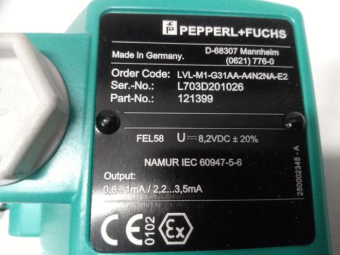 Vibracon LVL-M1-G31AA-A4N2NA-E2, Pepperl und Fuchs, Eex, neu