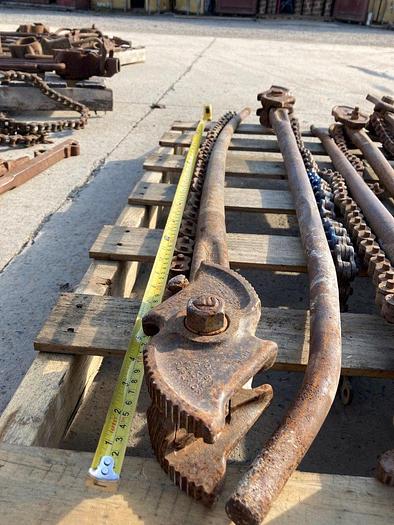 Used J H Williams Vulcan Superior 52" Chain Pipe Wrench