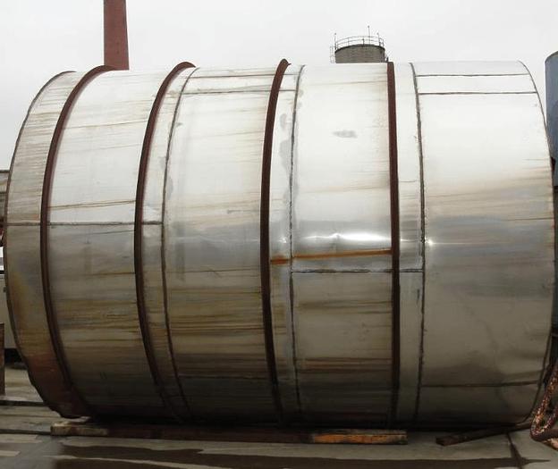 Used 8,450 GALLON VERTICAL STORAGE TANK – S/S