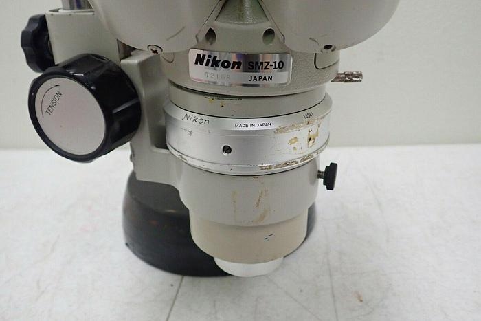 Used Nikon SMZ-10 Stereoscopic Microscope w/ Stand, Nikon S10x & Wild Heerbrugg 10x