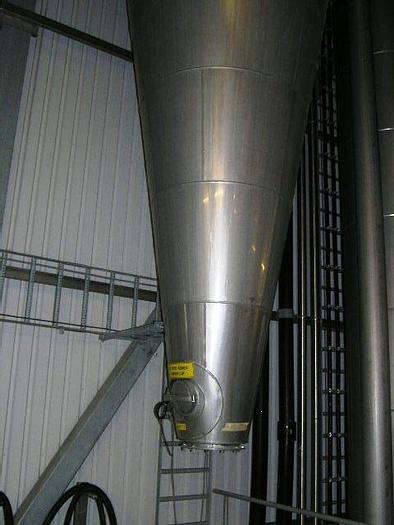 Cyclone for NIRO fluid bed