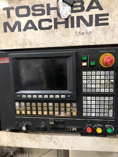 Used 1990 5.12" CNC Toshiba Table Type Horizontal Boring Mill, BTD 13F,R22, Table Size 70.8" X 86.6", X - 119", Y - 90.5", 40HP, 2500 RPM, Tosunc 888 CNC