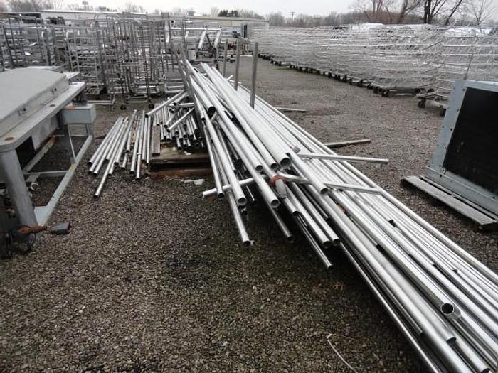 Used Stainless Steel Sanitary Pipes; 2"OD