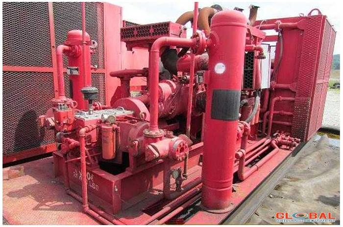 Used Item 0599 : Sullair 900/350 Air Compressor & Ariel JPG/2 Booster Combo