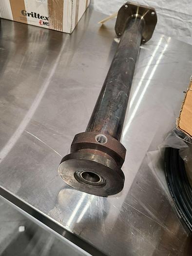 Used Screw & Barrel with Throat Assembly for Extruder Extruding Machine Complete Set