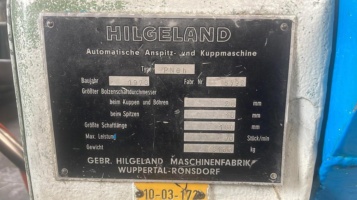 Used 1973 HILGELAND PN-6