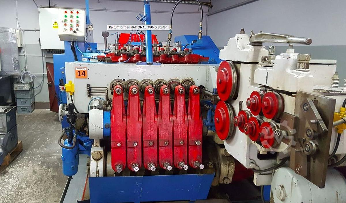 Gebraucht NATIONAL 750 – 6 Matrizen / 7-Stufen Parts Former mit Universaltransfer