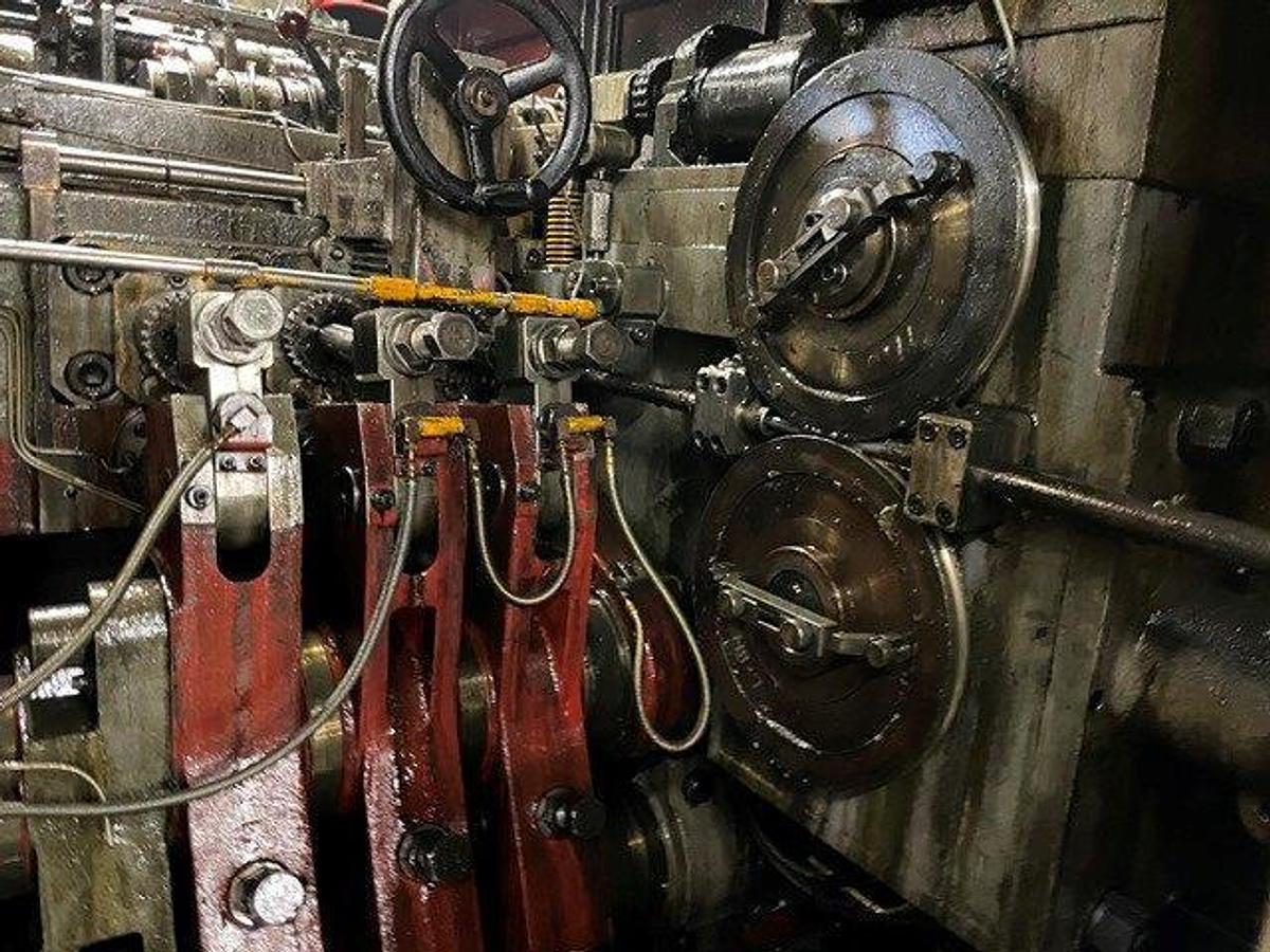 Gebraucht ASAHI OKUMA BF-1310-3 – 3 Matrizen / 3-Stufen Mehrstufenpresse (Progressive Header)