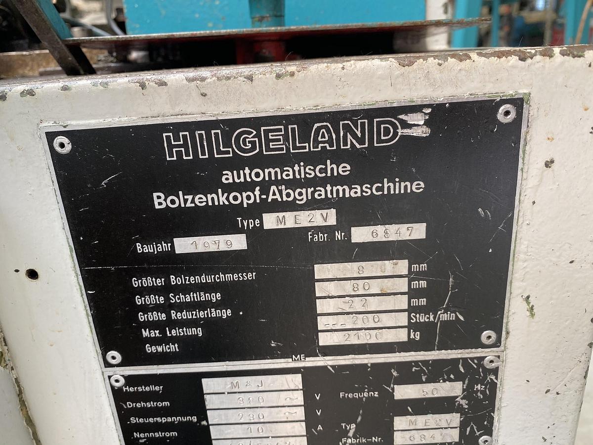 Used 1979 HILGELAND ME 2 V
